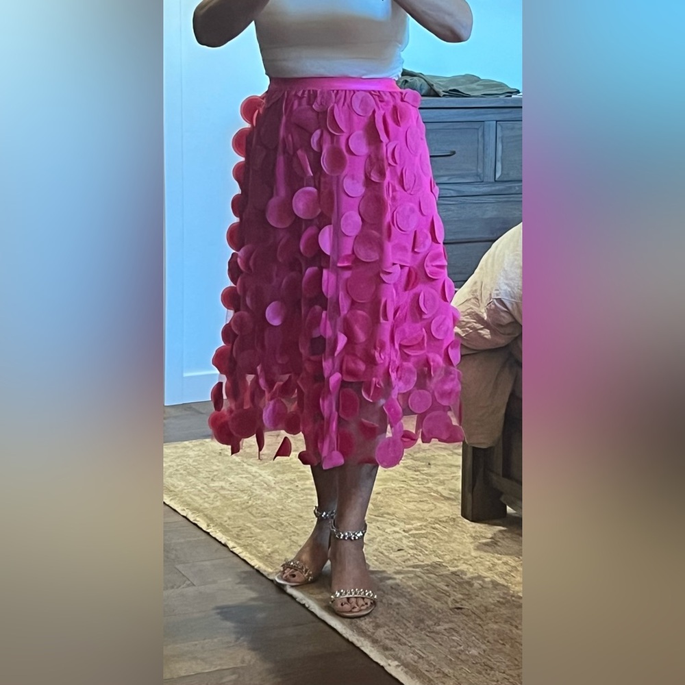CUTE HOT PINK Skirt ~ So Fun!! Med/Large